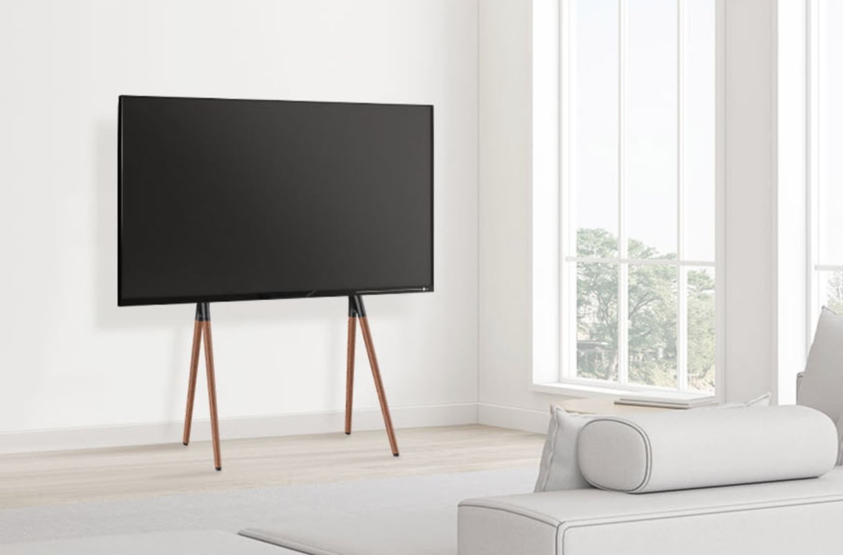 EdgeM Arte ブラックカラー50から70インチ用 イーゼル型テレビ台