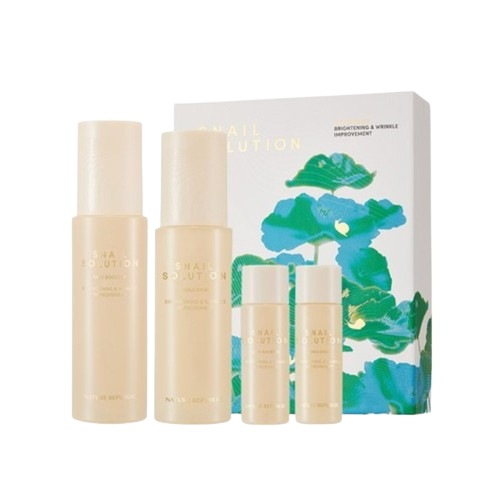 [Hyuks 2024 PICK]スネイルソリューション スキンブースター 130mL+31ml + エマルジョン 120mL+31ml 2点1セット 10,619円