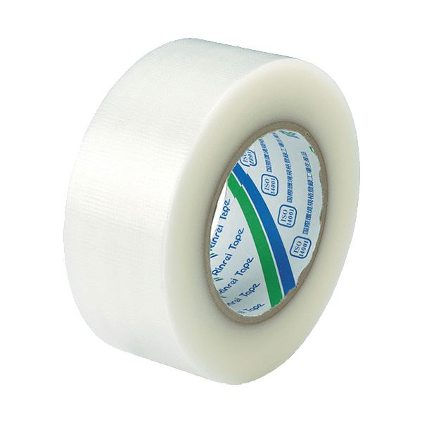 (まとめ）リンレイ 包装用PEワリフテープEF670 50×50 半透明 EF670-50X50 1巻(×10セット)