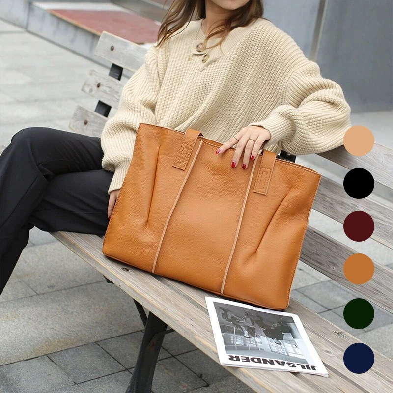 B171 韓国 本革 ショルダーバッグ ハンドバッグ トートバッグ レディース 大容量 通勤 軽量 レザートートバッグ 2wayバッグ 通勤 バッグ バック カバン 旅行バッグ 韓国ファッション 6,658円