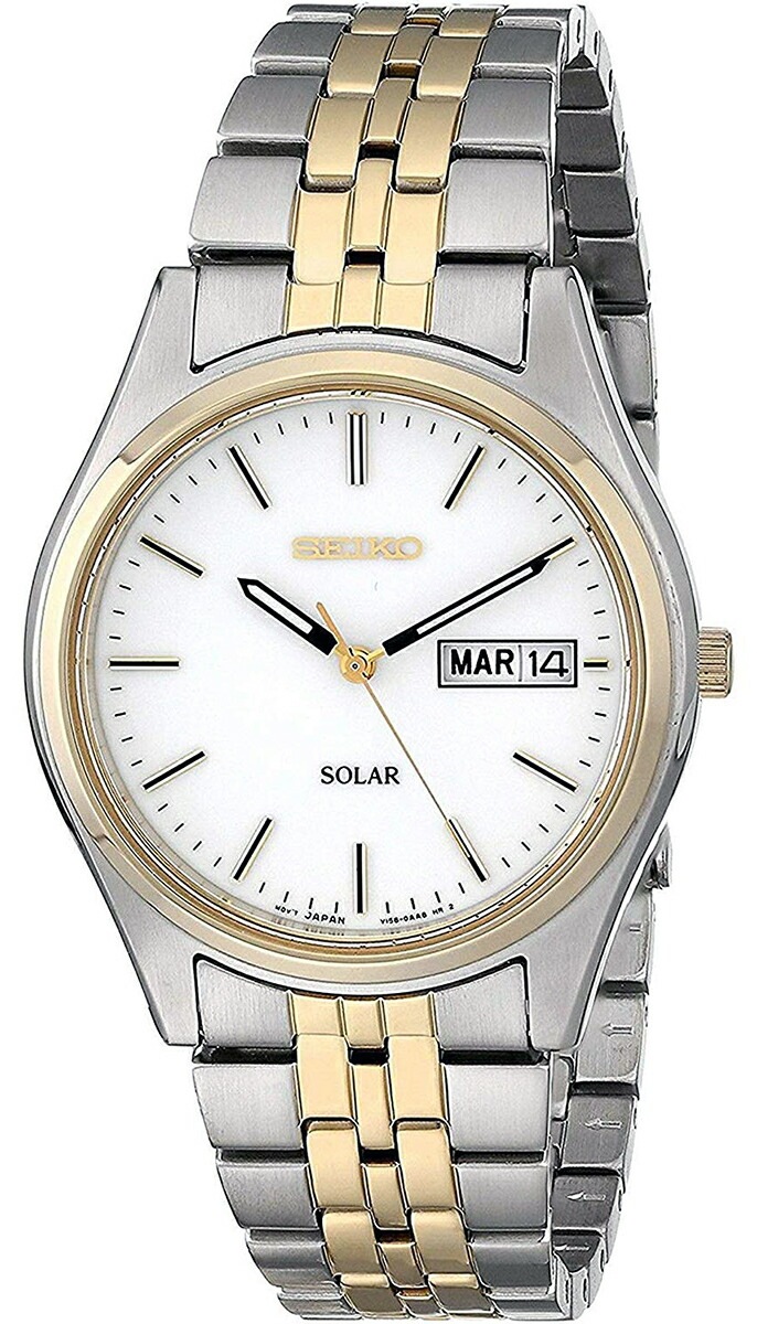 [10年保証] [製造終了 希少海外モデル] SEIKO SNE032P1 [セイコーインポート] セイコー ソーラー クオーツ