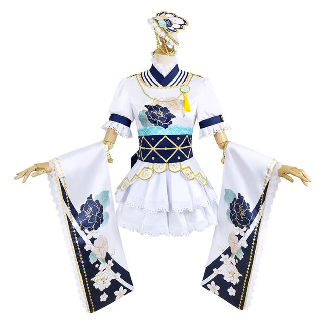 【新品開催 】ラブライブ虹ヶ咲学園スクールアイドル同好会 三船栞子 決意光 コスプレ衣装 コスチューム cosplay