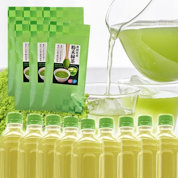 1袋で500mglペットボトル200本分！静岡県産緑茶「粉末タイプ」6袋