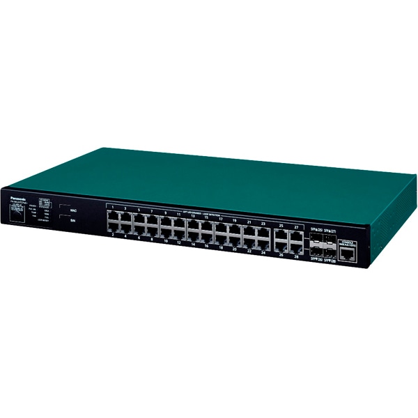 PN232492 28ポート PoE給電スイッチングハブ FA-ML24TCPoE+