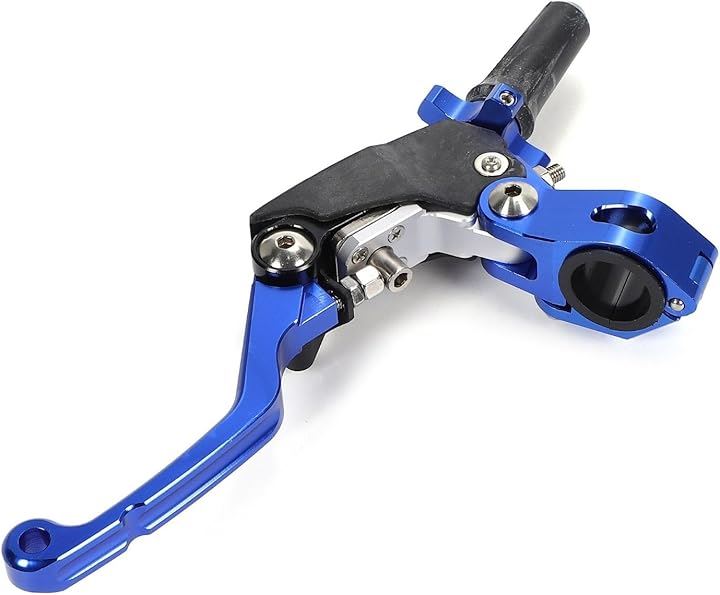 クラッチレバー ピボットパーチ YZ125 YZ250 汎用 ウルトラライト 軽クラ 軽クラッチ(ブルー)