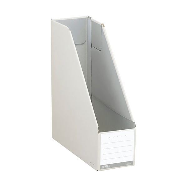 (まとめ) コクヨ ファイルボックス(NEOS)スタンドタイプ A4タテ 背幅102mm オフホワイト フ-NEL450W 1冊 (×30セット)