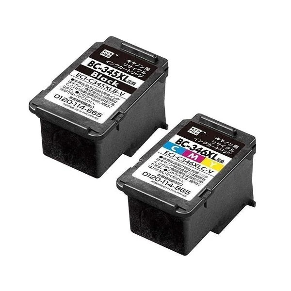 エコリカ ECI-C345XLB-V ブラック ECI-C346XLC-V カラー
