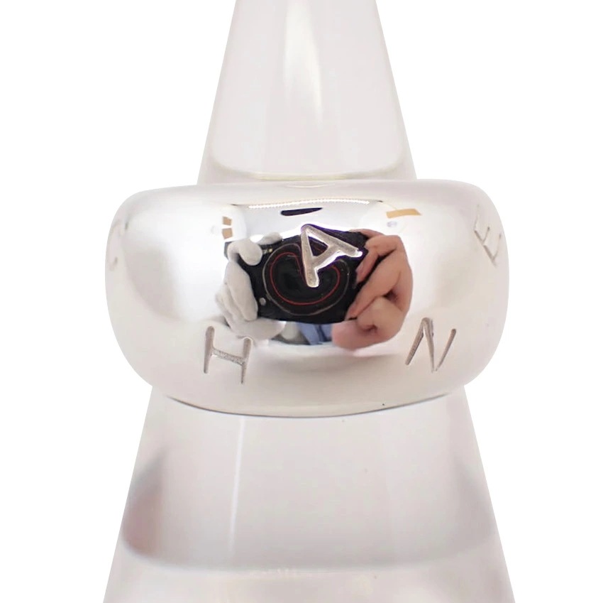 【中古】CHANEL/シャネル 925 アルファベットロゴ リング 12.5号[g344-22］