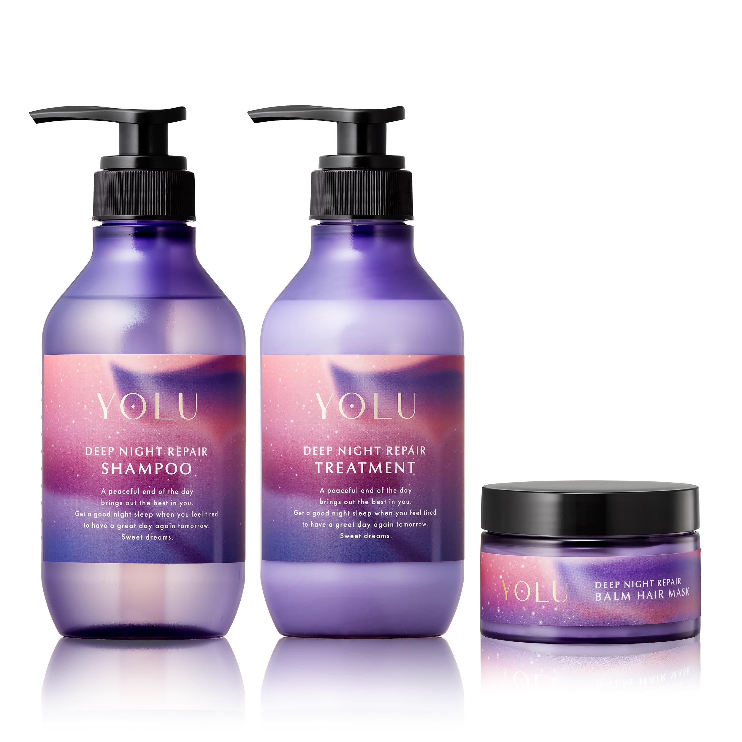 [2025夏限定] YOLU ヨル シャンプー トリートメント バームヘアマスク 3点セット ディープナイトリペア