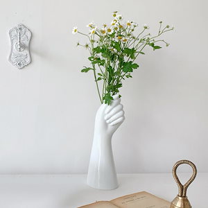 セラミックハンド花瓶韓国人気インテリア