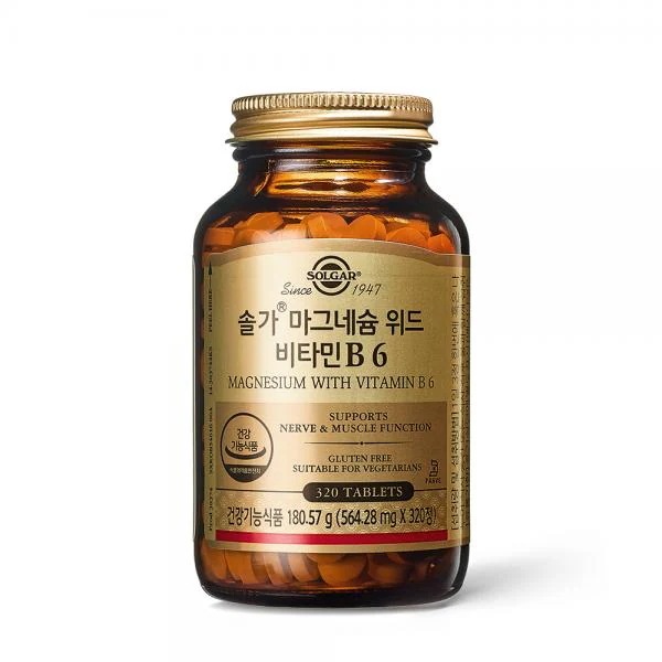 ソルガマグネシウムウィズビタミンB6 180.57g 솔가 마그네슘 위드 비타민 B6 180.57g