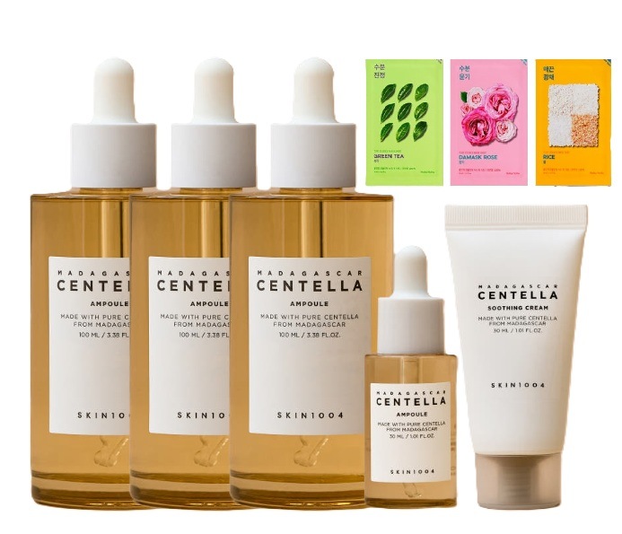 [トリプル企画]センテラアンプル100ml 3個+アンプル30ml + スージングクリーム30ml+ 3マスク 7,470円