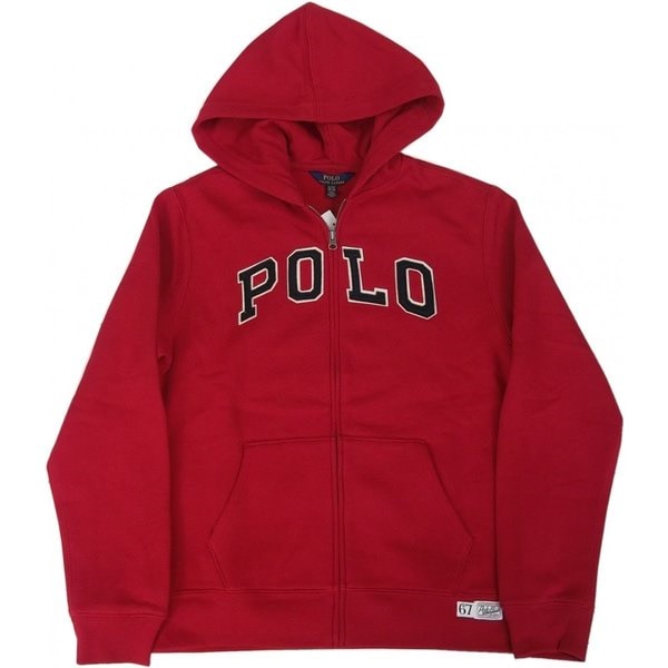 ボーイズサイズ スウェットパーカ レッド boys PR2-1326