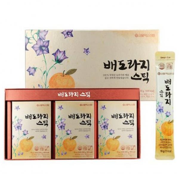 韓国健康食品-韓国産梨キキョウスティック 季節の変わり目 PM2.5 10mlx60包-KFOOD