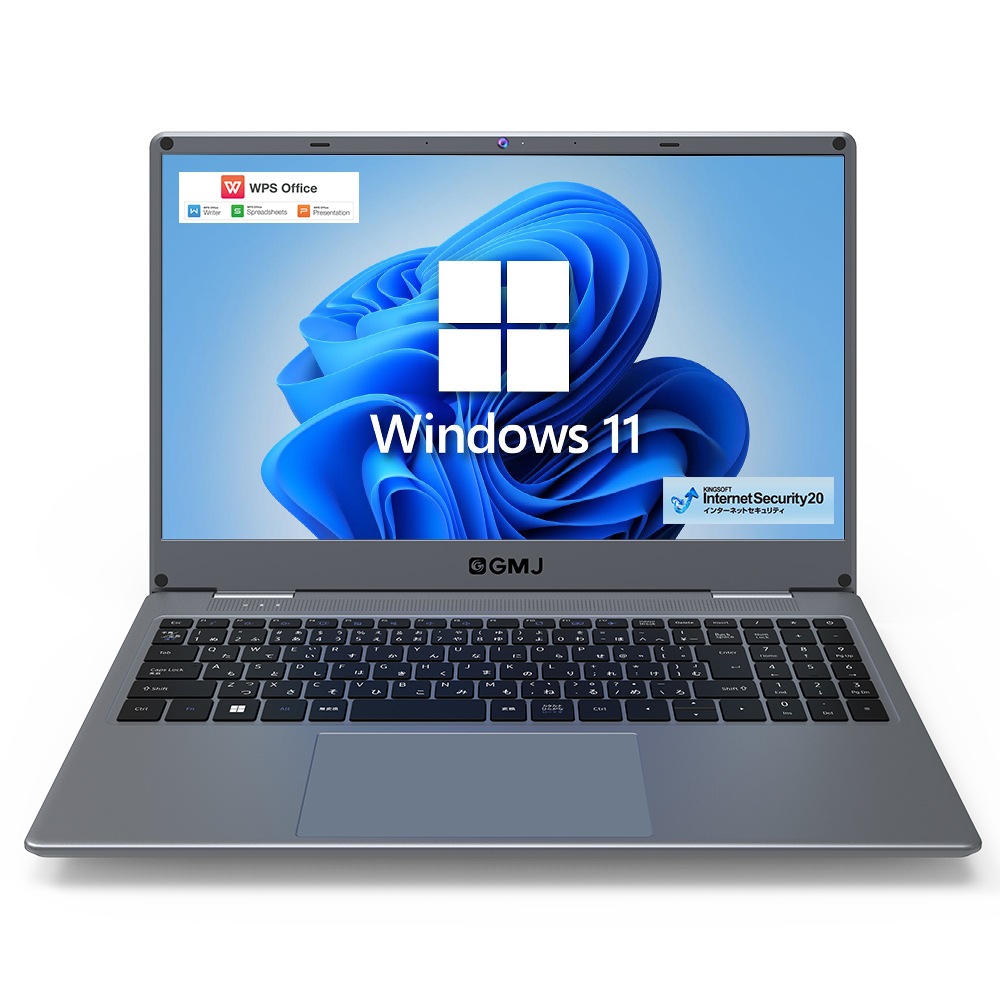 GM-JAPAN[新品]Windows11 薄型 15.6インチ ノートパソコン/ SSD256GB/メモリ8GB