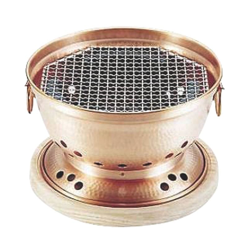 照姫 銅 炭用水コンロ（台付）調理器具