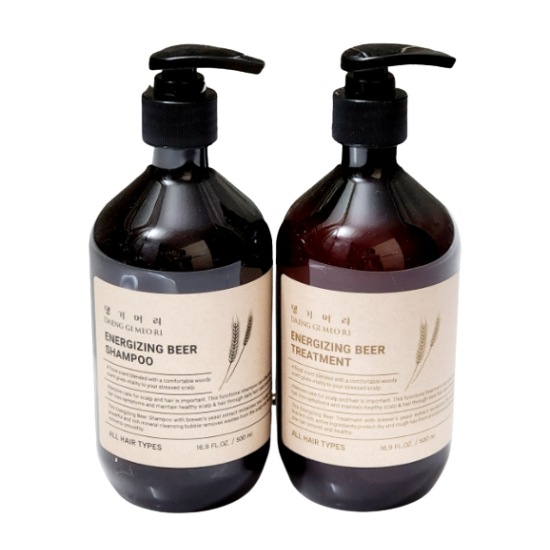 [1+1]エナジャイジングビヤシャンプー 500mL/トリートメント500ml