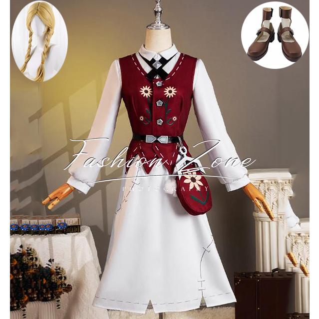 IdentityV 第五人格 風 玩具職人 アニー・レスター Anne Lester コスプレ衣装 ウィッグ 靴 cosplay ハロウィン 演出服 変装