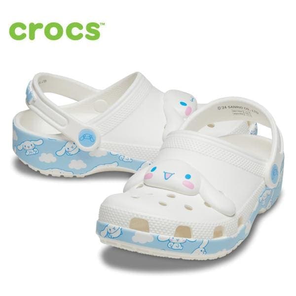 クロックス キッズ ジュニア サンダル シナモロール クラシック クロッグ K crocs 210344 Multi 靴 子供
