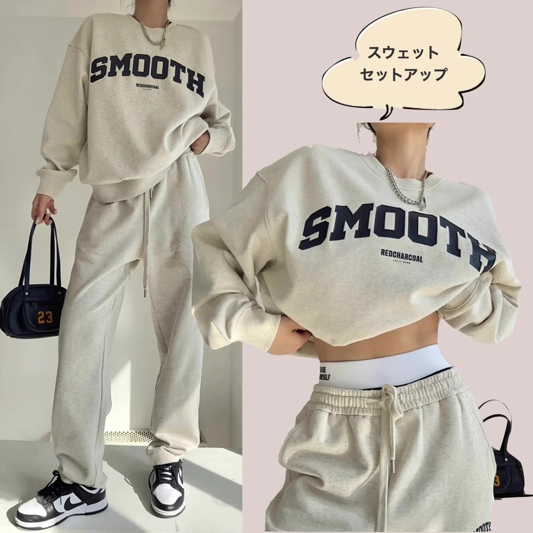 Qoo10] スウェット セットアップ レディース 韓 : レディース服