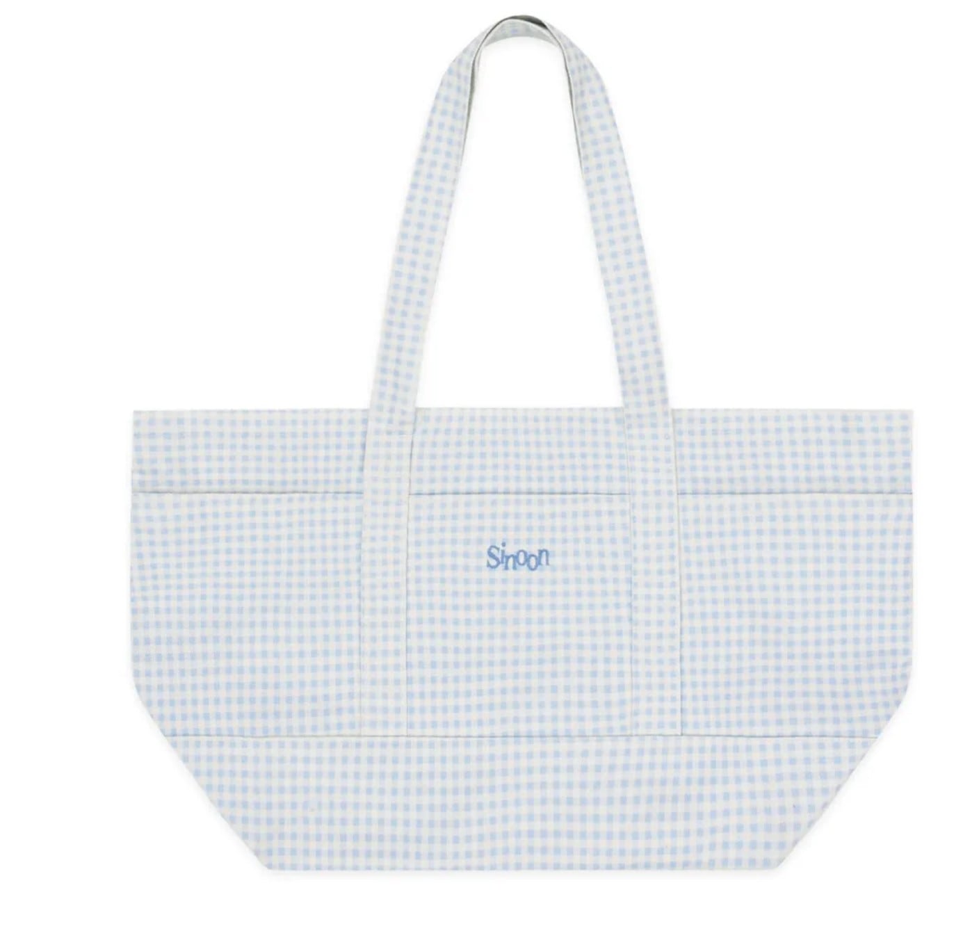 ロゴ トートバッグ ブルー