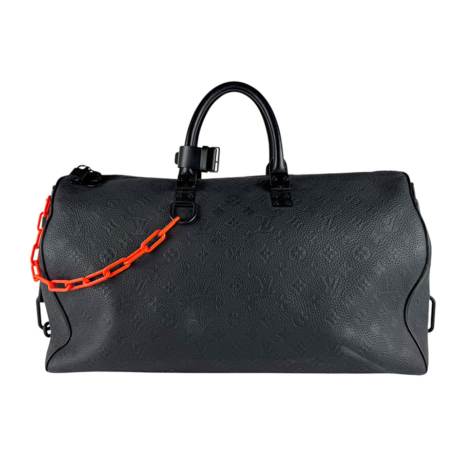 ルイ ヴィトン LOUIS VUITTON ボストンバッグ モノグラム キーポル バンドリエール50 レザー/M53263 ブラック メンズ z10006