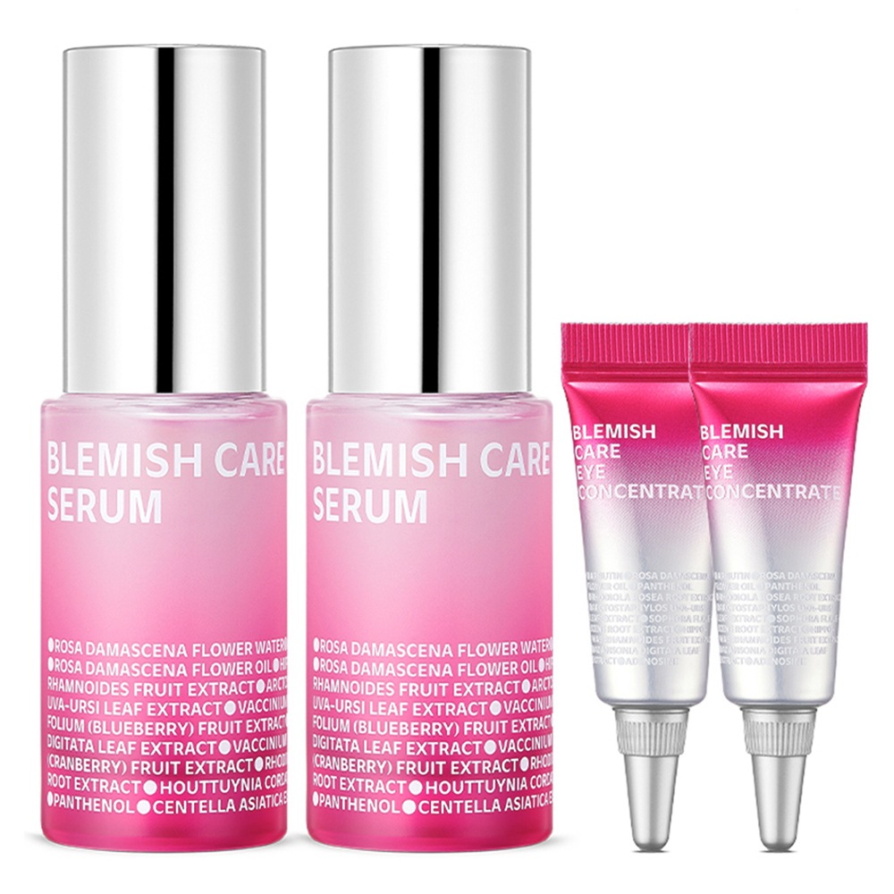 ブレミッシュケアアップ ジャブティローズセラム 15ml 2p + アイコンセントレート 3ml 2p, 1セット