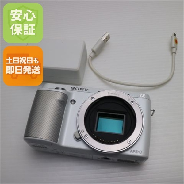 超美品 NEX-F3 ホワイト ボディ デジ1 SONY 23