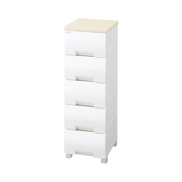 天馬 Fitsプラス 幅35x奥行41x高さ105cm 5段 メープル F3505 1個