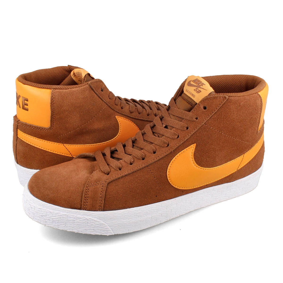 SB BLAZER ZOOM MID PECAN/LIGHT CURRY/WHITE