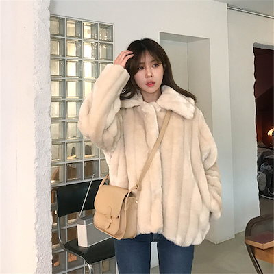 [Qoo10] ウサギの毛皮のジャケット 韓国の冬のファ : レディース服