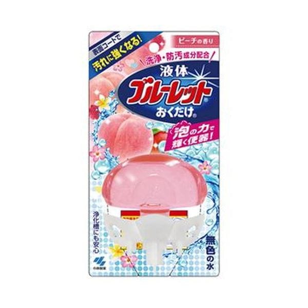 （まとめ）小林製薬 液体ブルーレットおくだけピーチの香り 本体 70ml 1個[x20セット]