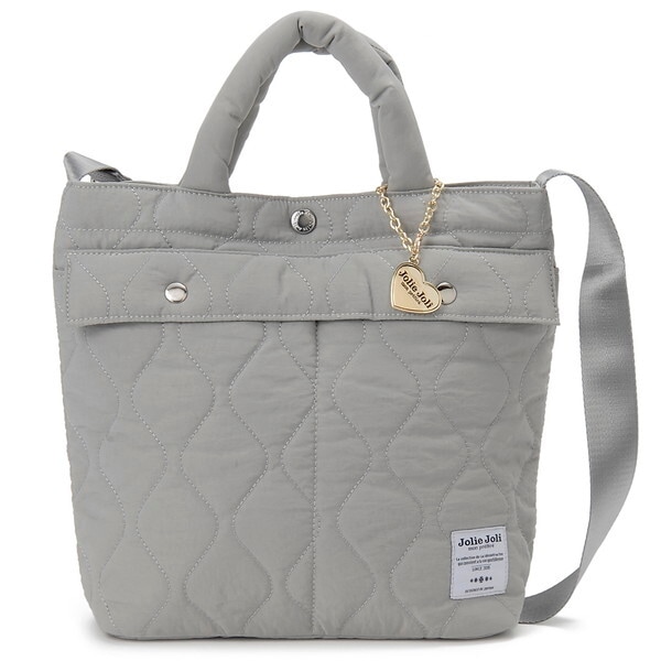 ジョリージョリ ナイロンキルト2WAYバッグ JJ-2025149-407 グレー 5,387円