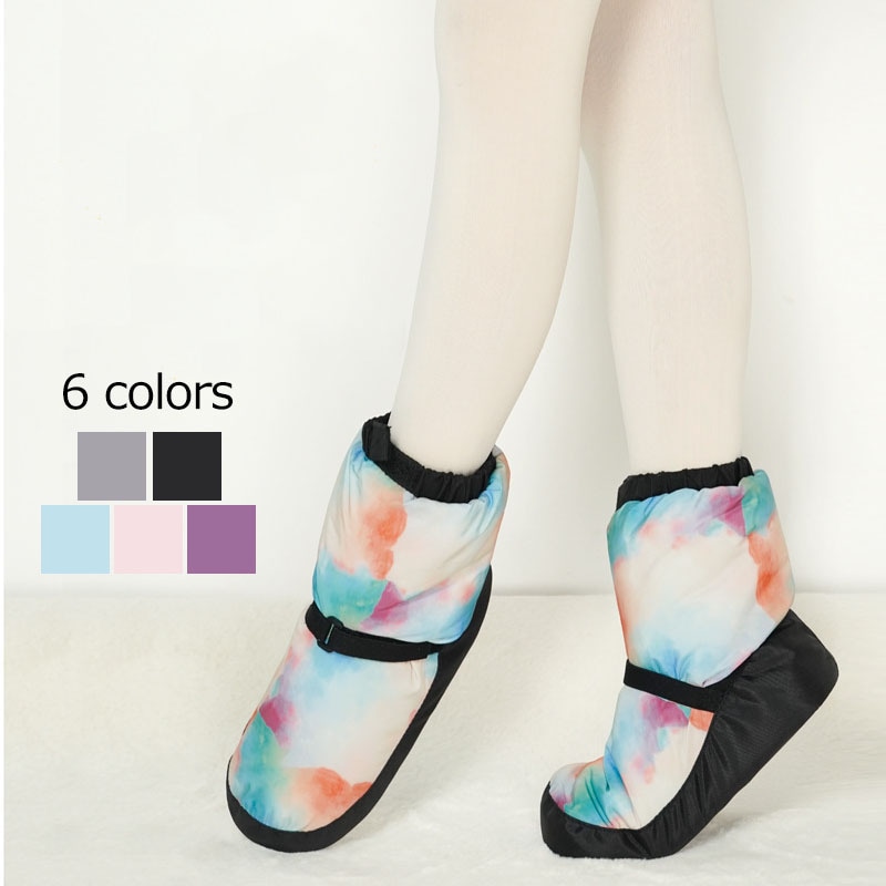 バレエ ウォームブーツ シューズ バレエブーツ 子供 キッズ 大人 ブーツ ウォームアップシューズ あったか ショート シューズカバー バレエシューズ ダンスシューズ 16.0～23.5cm ジュニア 5,036円