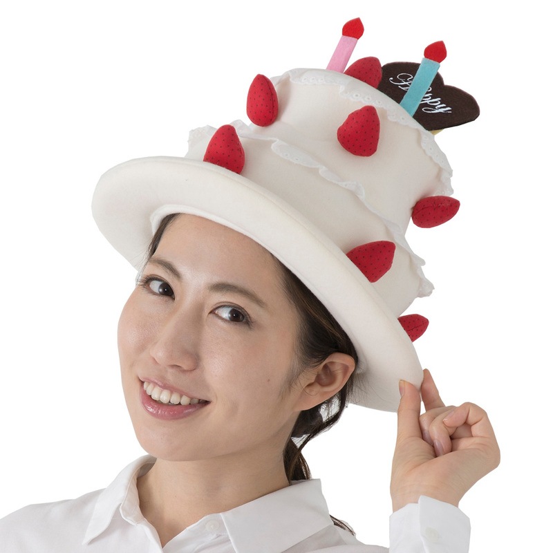 コスプレ 仮装 [2点セット] Patymo スイーツケーキハット 【 バースデーハット 帽子 面白い 笑える パーティーグッズ おもしろキャップ かぶりもの イベント用品 変装グッズ ハロウィン 衣 5,528円