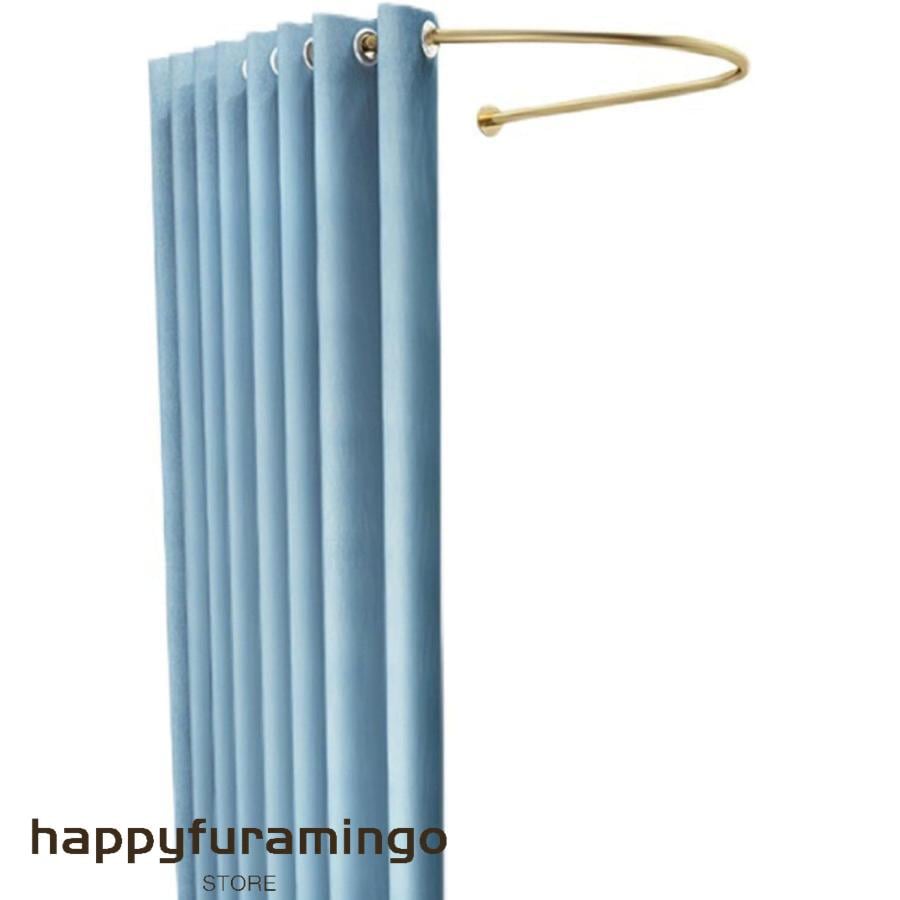 新柄！衣料品店フィッティングルームカーテンレールステンレススチールプライバシーパーティションU字型カーテンポールドレッシングルームオフィス用壁掛けカー大好評