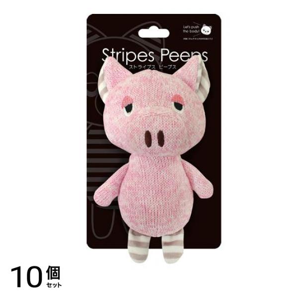 犬用おもちゃ ストライプスピープス ぶた SP-04 1体入 10個セット