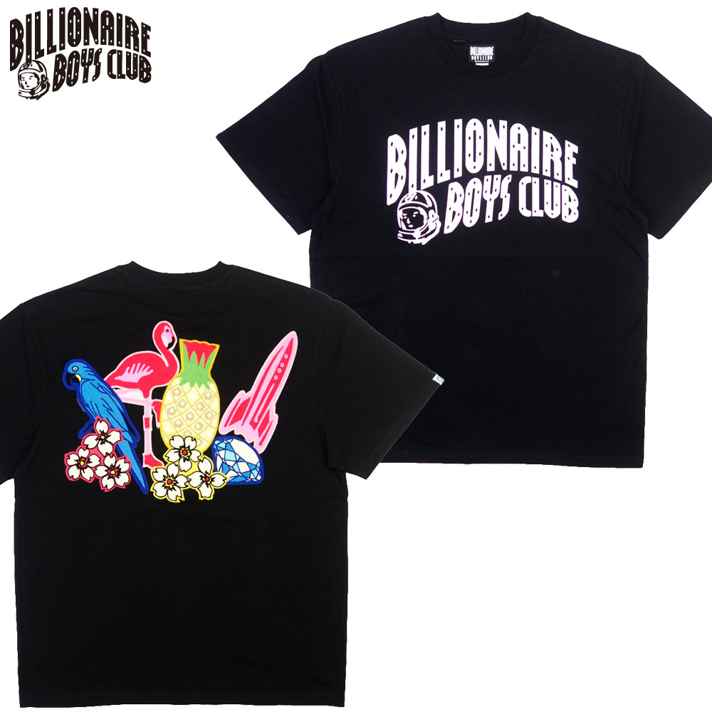 【BILLIONAIRE BOYS CLUB / ビリオネアボーイズクラブ】Tシャツ 半袖 アーチロゴ/BB ARCH T-SHIRT 841-3307BBC 刺繍 ワッペン ファレルウィリアムス