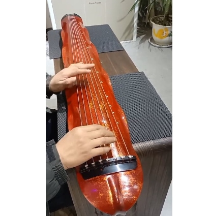 古琴 バナナの葉のスタイル 杉の木 中国の弦楽器