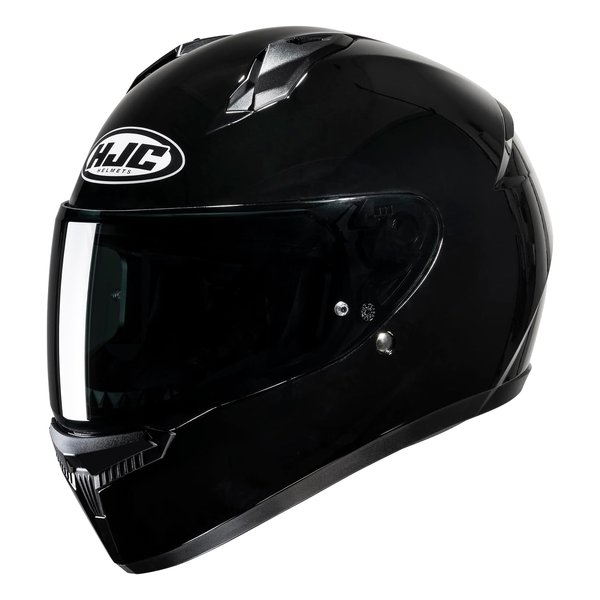 バイクヘルメット フルフェイス C10 ソリッド ブラック Lサイズ HJH232BK01L