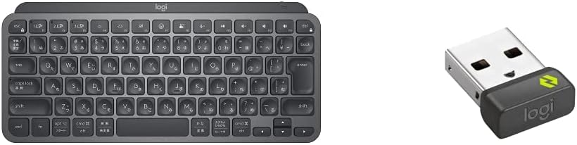 【セット買い】ロジクール MX KEYS mini KX700GRd ミニマリスト ワイヤレス イルミネイテッド キーボード グラファイト 充電式 Bluetooth Logi Bolt