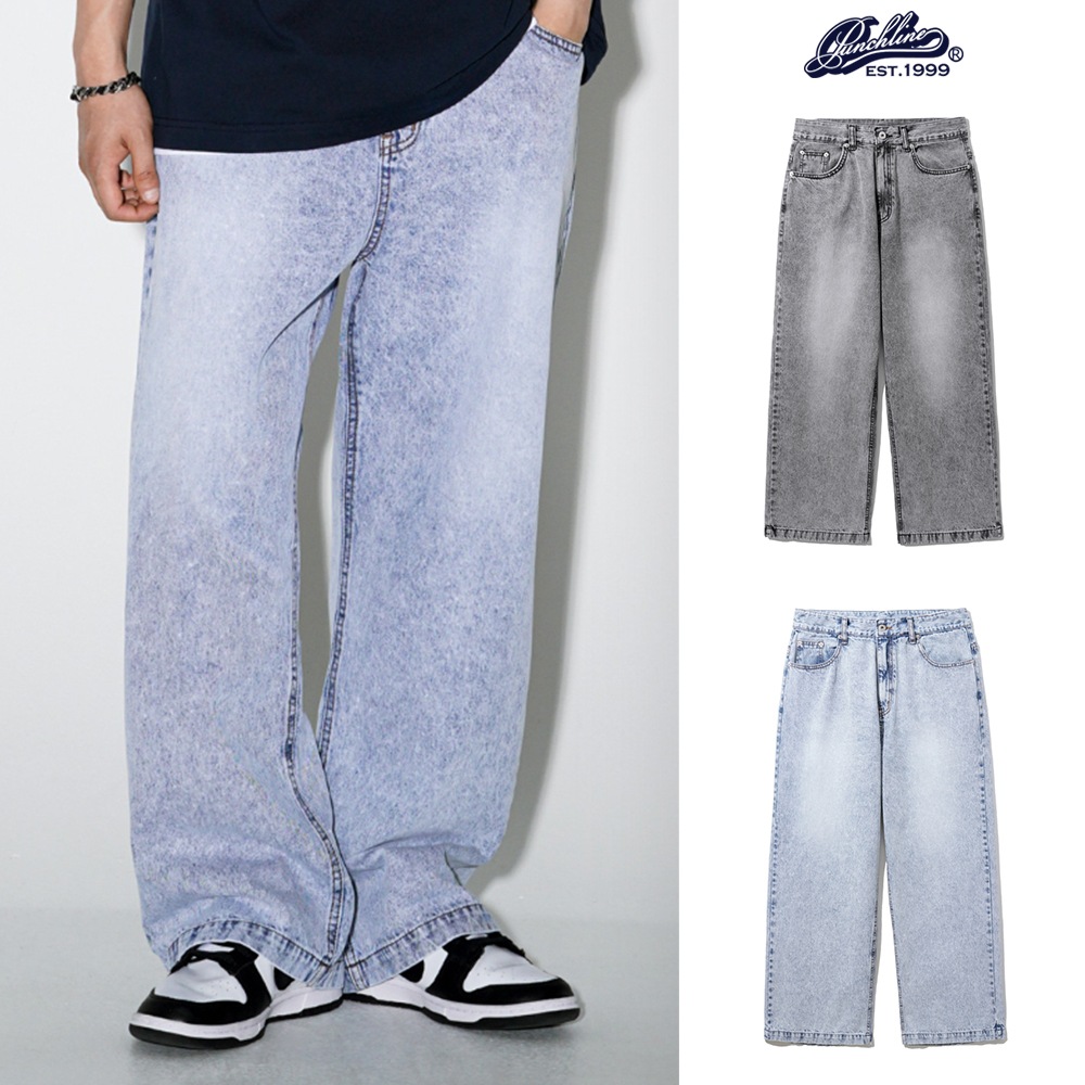 [PUNCHLINE] Bulky Wide Denim Pants