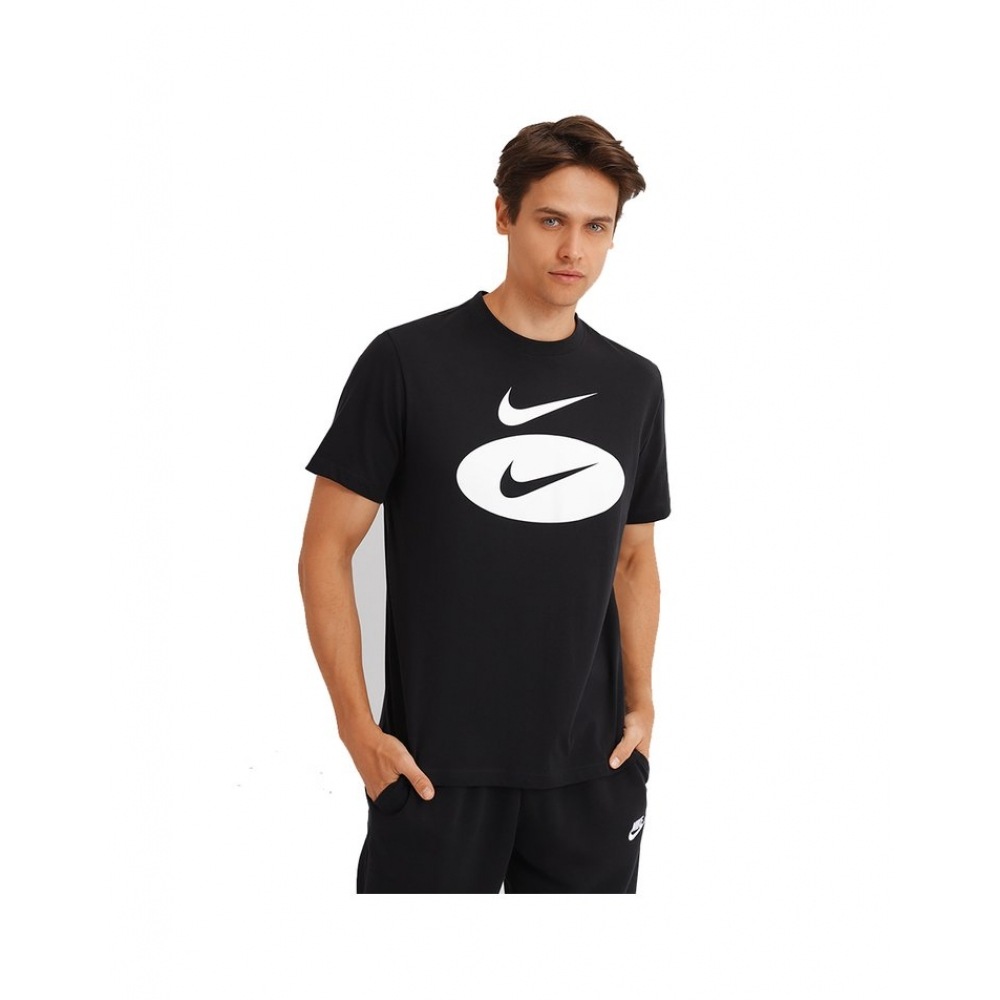 ES_Nike メンズ T シャツスウッシュオーバル HBR DM6343-010