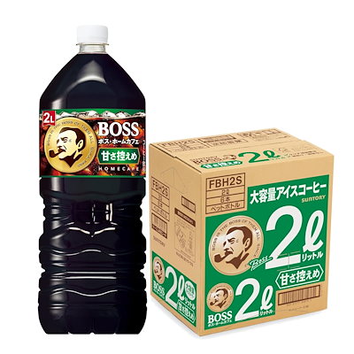 他サイト： サントリー ボス ホームカフェ 甘さ控えめ 液体 コーヒー 2L ×6本の商品画像