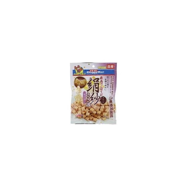 【1ケース】【お取り寄せ対象品】ドギーマン 絹紗 キューブ プレーン(100g)[ドギーマン(Doggy Man)] *48個