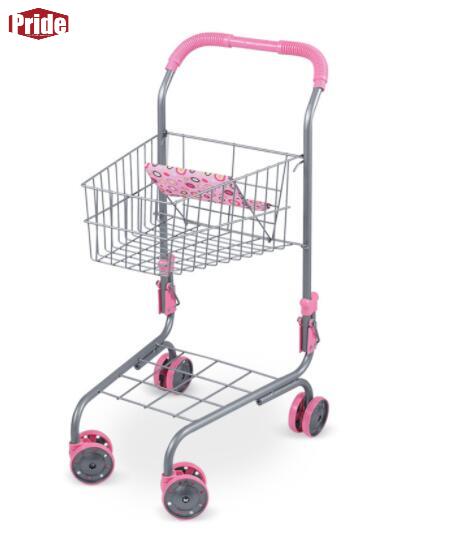 .再入荷なし！売り切りままごと ショッピングカート 折りたたみ式 おもちゃ おままごと お店屋さんごっこ 買い物かご 知育玩具