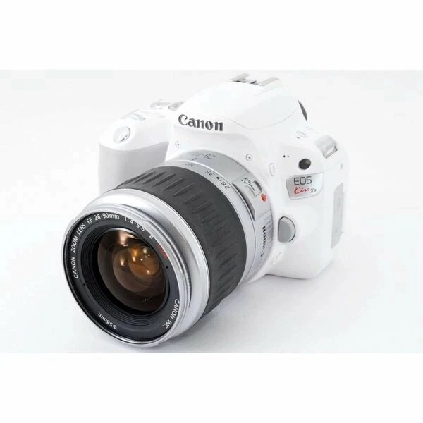 キヤノン【中古】キヤノン Canon EOS Kiss X9 ホワイト レンズセット 美品 SDカード付き