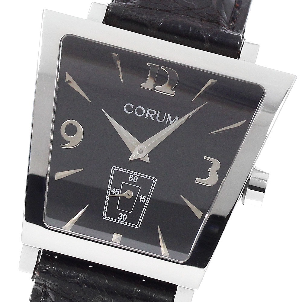 コルム CORUM 106.404.20 トラピーズ スモールセコンド クォーツ メンズ _949673【中古】