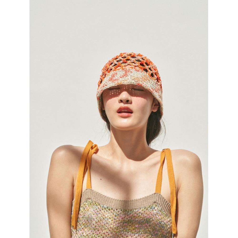 MISU A BARBE FILET HAT ORANGE