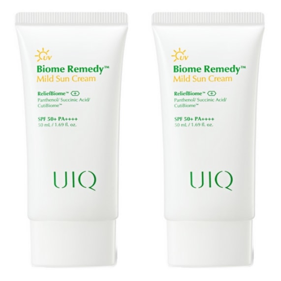 【1+1】バイオム レミディー マイルド サンクリーム SPF50+ PA++++ 50ml x 2個 (ニキビ/すべての肌/か弱い肌/アレルギー/お肌)